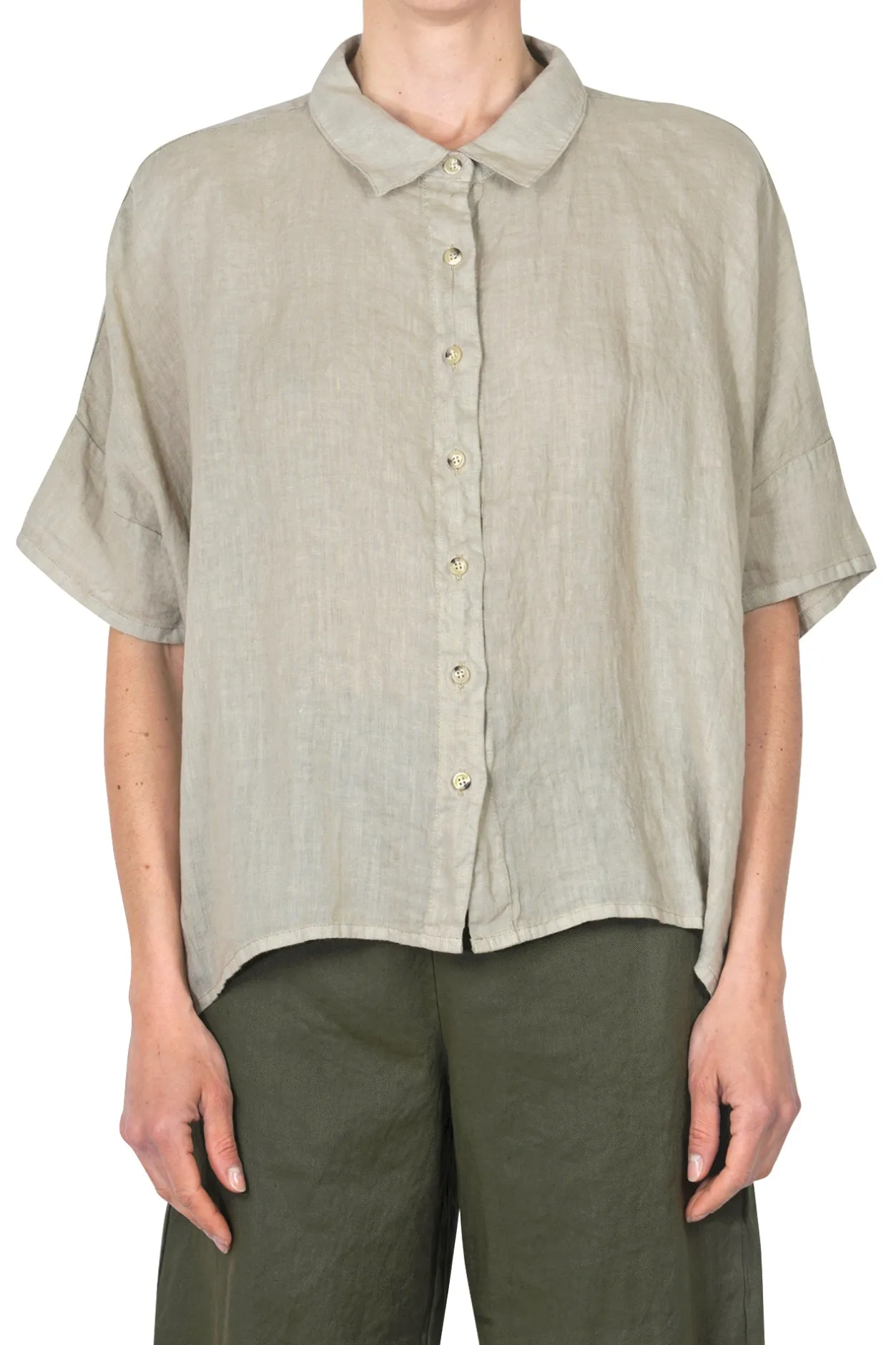 - Camicia - 450671 - Beige^Mama B Outlet