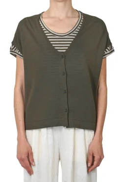 - Gilet - 450668 - Verde^Mama B Hot