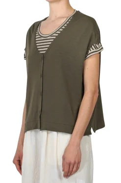 - Gilet - 450668 - Verde^Mama B Hot