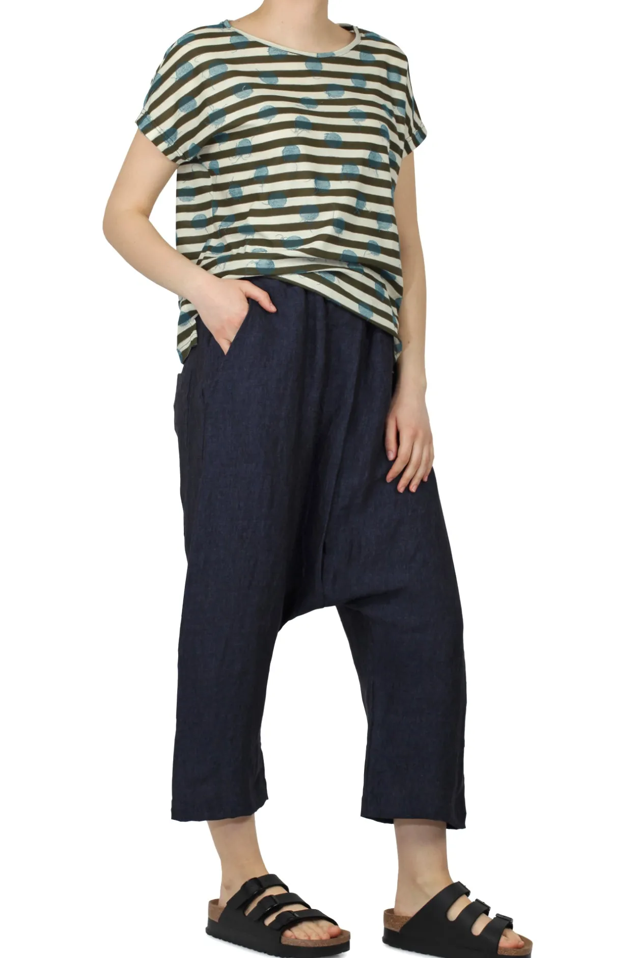 - Pantalone - 450677 - Blu^Mama B Outlet