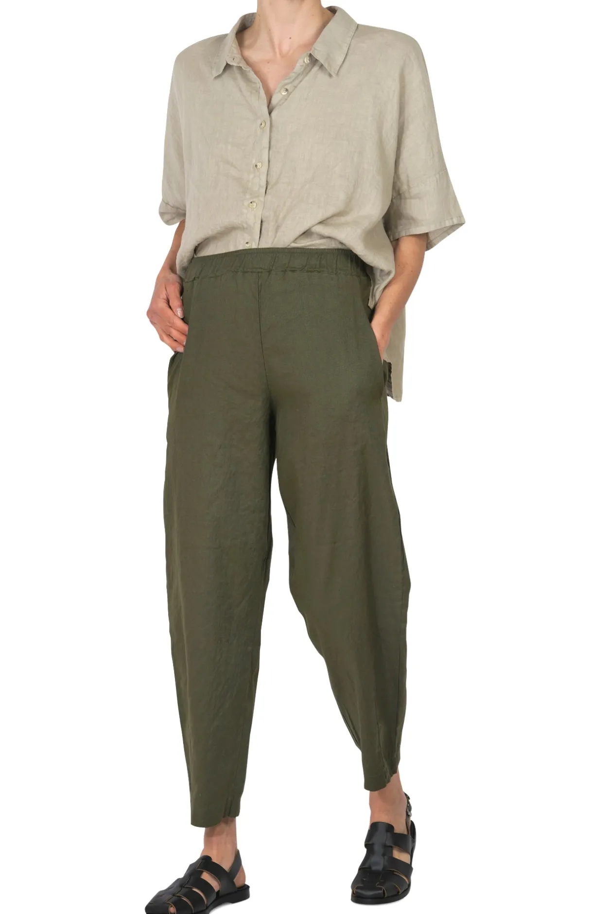 - Pantalone - 450647 - Verde^Mama B Fashion