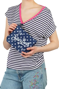 - Pochette - 450967 - Bianco/Blu^MC2 Saint Barth Clearance