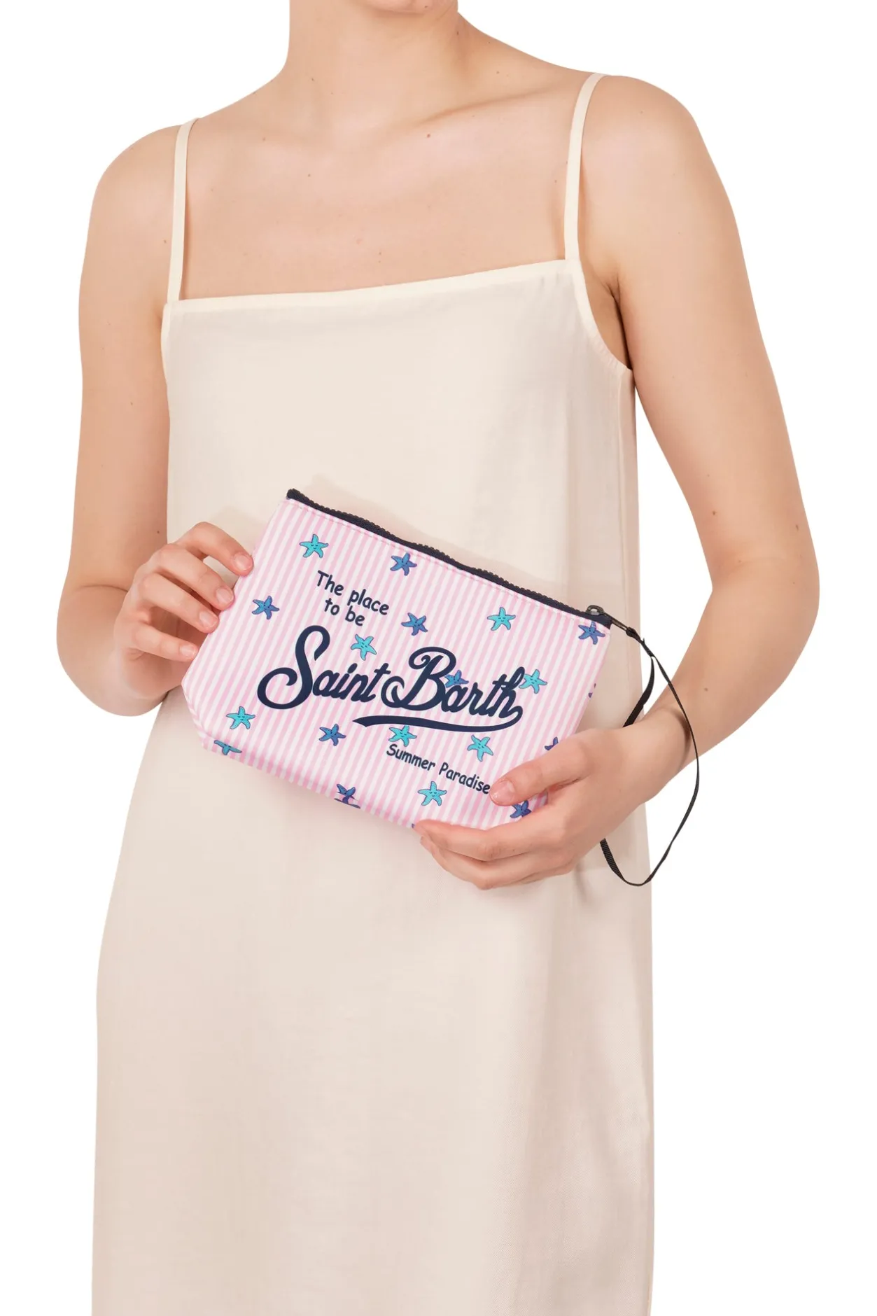 - Pochette - 451576 - Rosa/Blu^MC2 Saint Barth New