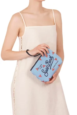 - Pochette - 451575 - Blu/Arancione^MC2 Saint Barth Fashion