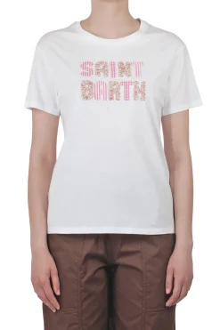 - T-shirt - 451555 - Bianco/Rosa^MC2 Saint Barth Fashion