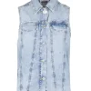- Camicia smanicata - 430107 - Denim^MO5CH1NO JEANS - Moschino New