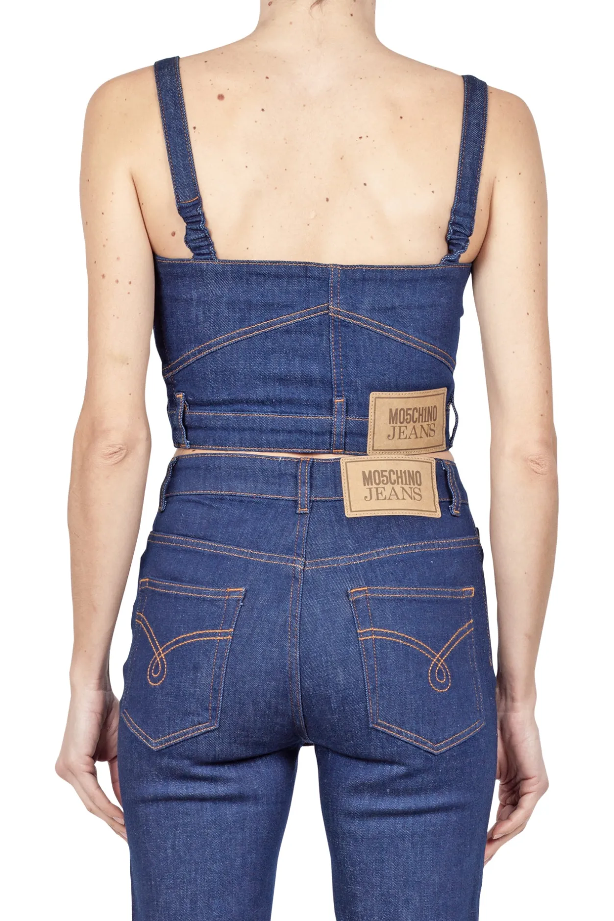 - Crop top - 430111 - Denim^MO5CH1NO JEANS - Moschino Best