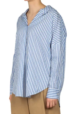 - Blusa - 450077 - Bianco/Blu^Neirami Discount