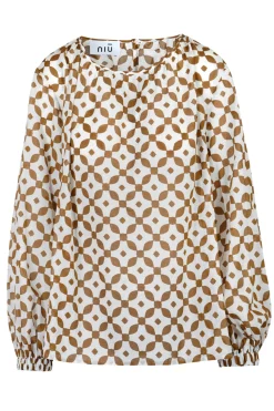 - Blusa - 450231 - Bianco/Tabacco^NIU Sale