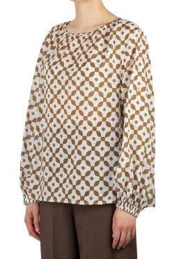 - Blusa - 450231 - Bianco/Tabacco^NIU Sale