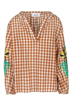 - Blusa - 450221 - Fantasia Arancione^NIU Fashion