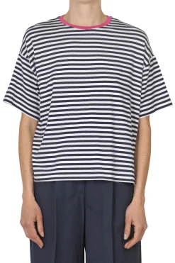 - T-shirt - 450210 - Blu/Bianco^NIU Fashion