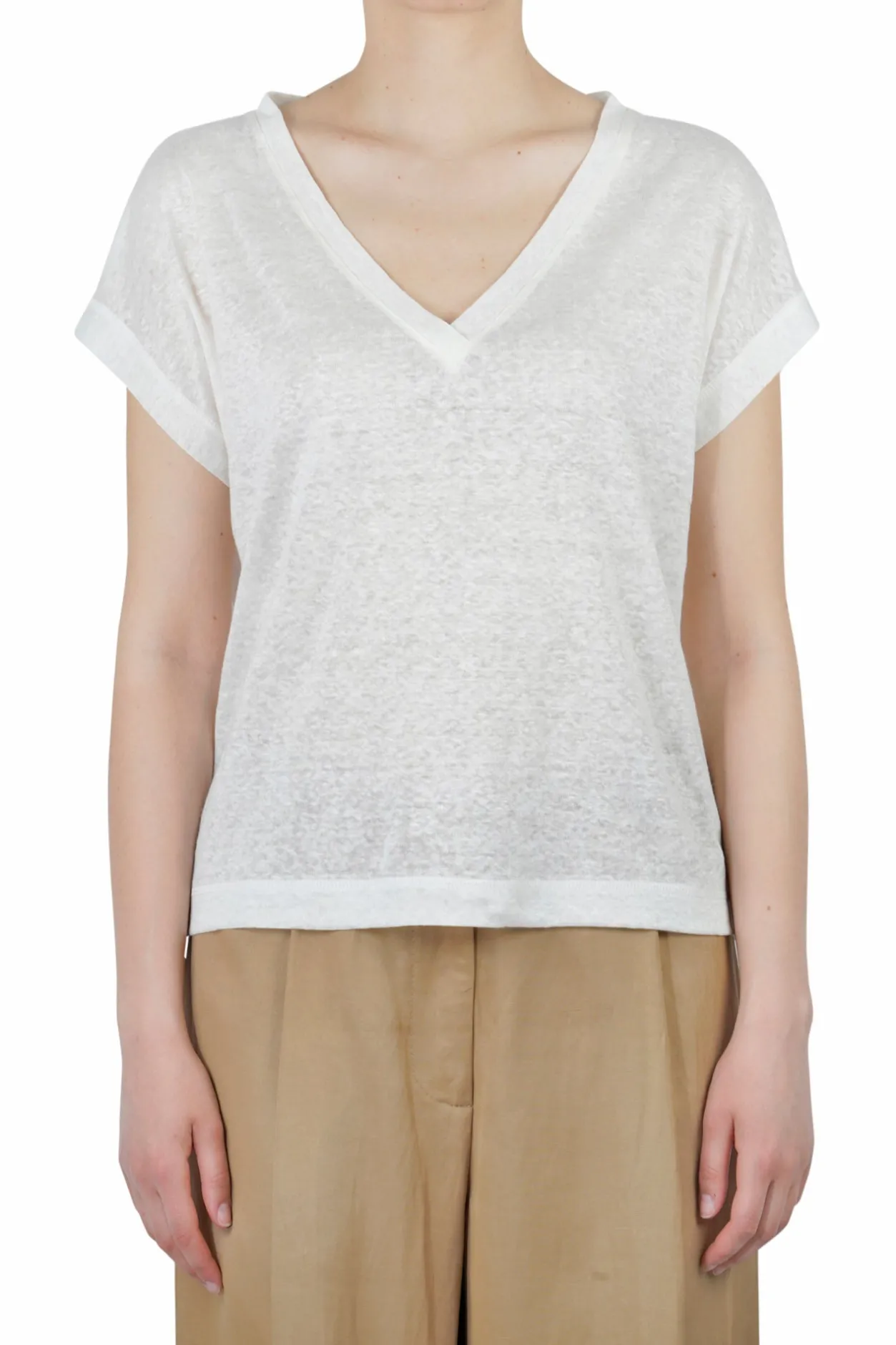 - T-shirt - 450228 - Latte^NIU Hot
