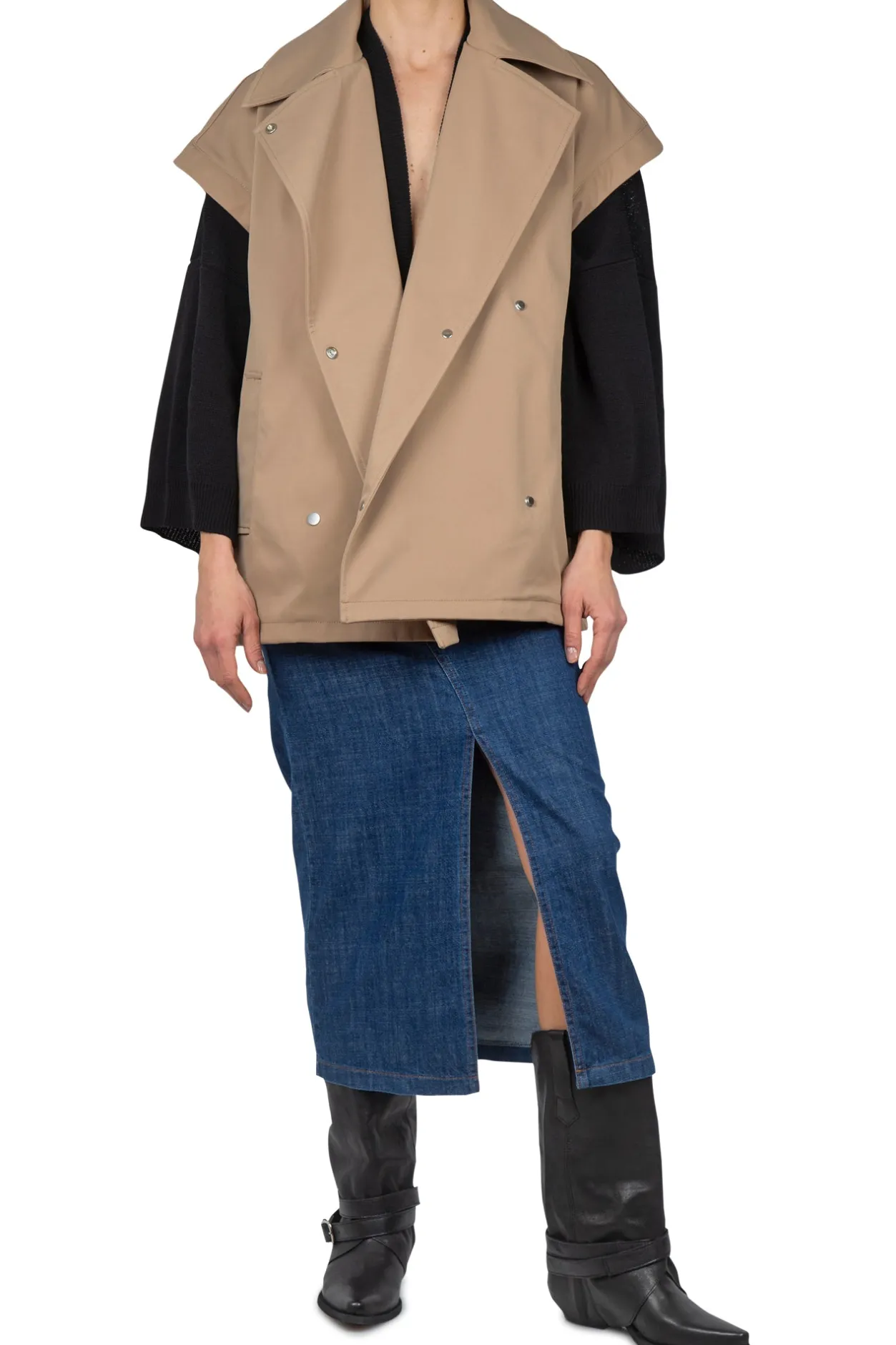 - Gilet - 451042 - Beige^OOF WEAR Clearance