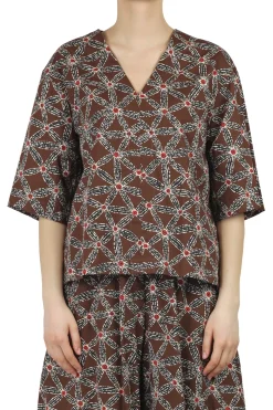 - Blusa - 450356 - Cioccolato^Ottod'ame Fashion