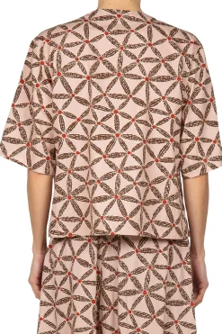 - Blusa - 450356 - Rosa/Marrone^Ottod'ame New