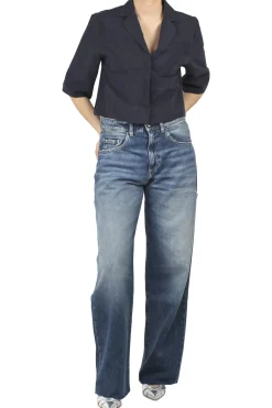 - Camicia - 450352 - Blu^Ottod'ame Discount