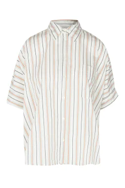 - Camicia - 450358 - Fantasia Blu^Ottod'ame Outlet
