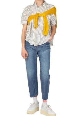 - Camicia - 450358 - Fantasia Blu^Ottod'ame Outlet