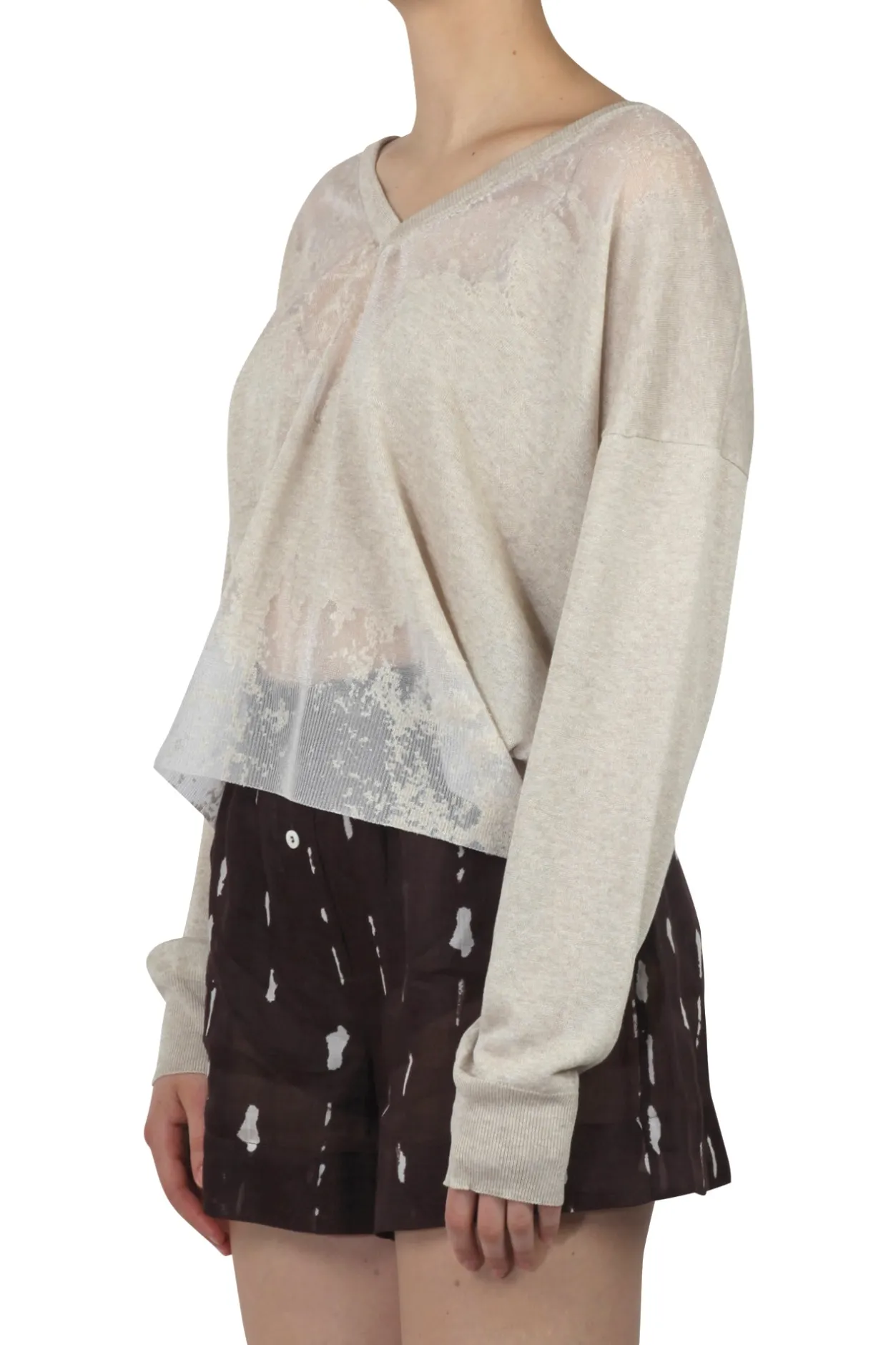 - Maglia - 450410 - Sabbia^Ottod'ame Hot