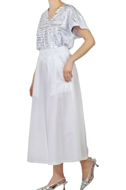 - Pantalone - 450353 - Bianco^Ottod'ame Sale