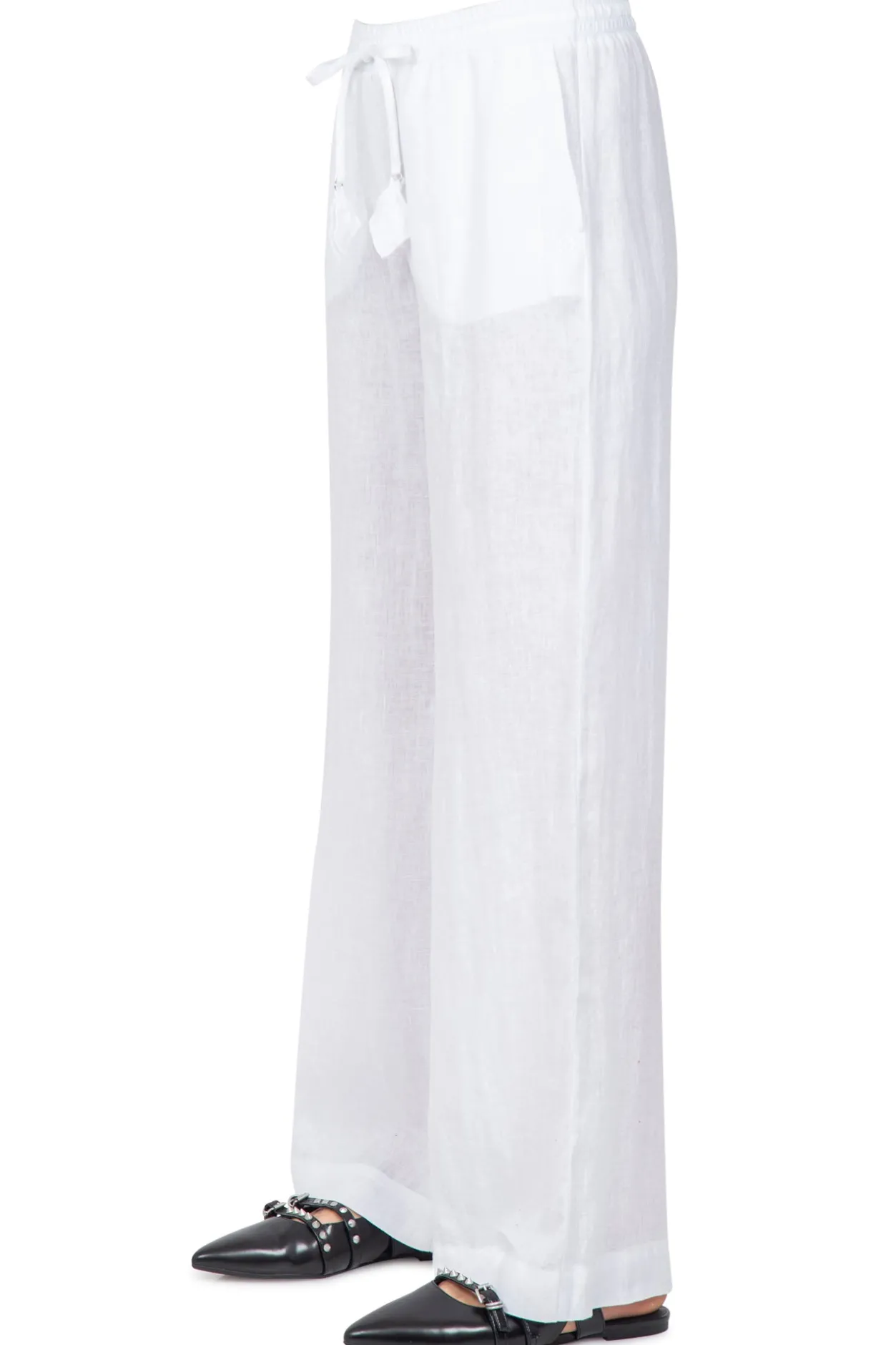 - Pantalone - 450384 - Bianco^Ottod'ame Sale