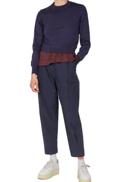 - Pantalone - 450354 - Blu^Ottod'ame Sale