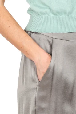 - Pantalone - 450360 - Grigio^Ottod'ame Discount
