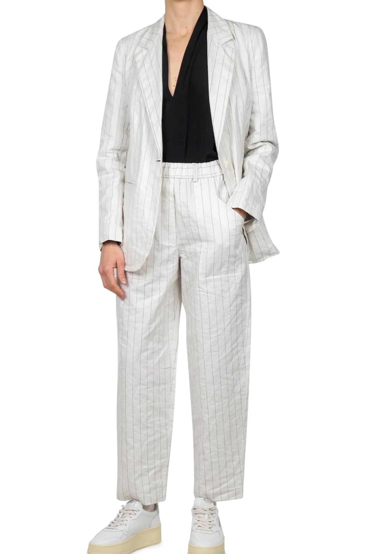 - Pantalone - 450390 - Latte/Nero^Ottod'ame Outlet