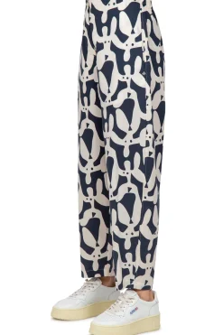- Pantalone - 450404 - Latte/Blu^Ottod'ame Best