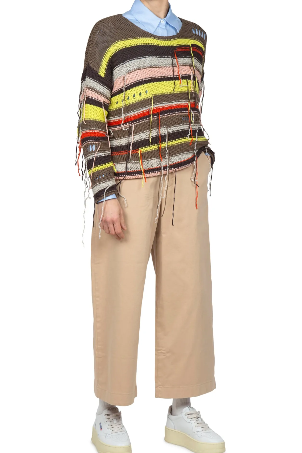- Pantalone - 450345 - Sabbia^Ottod'ame Clearance