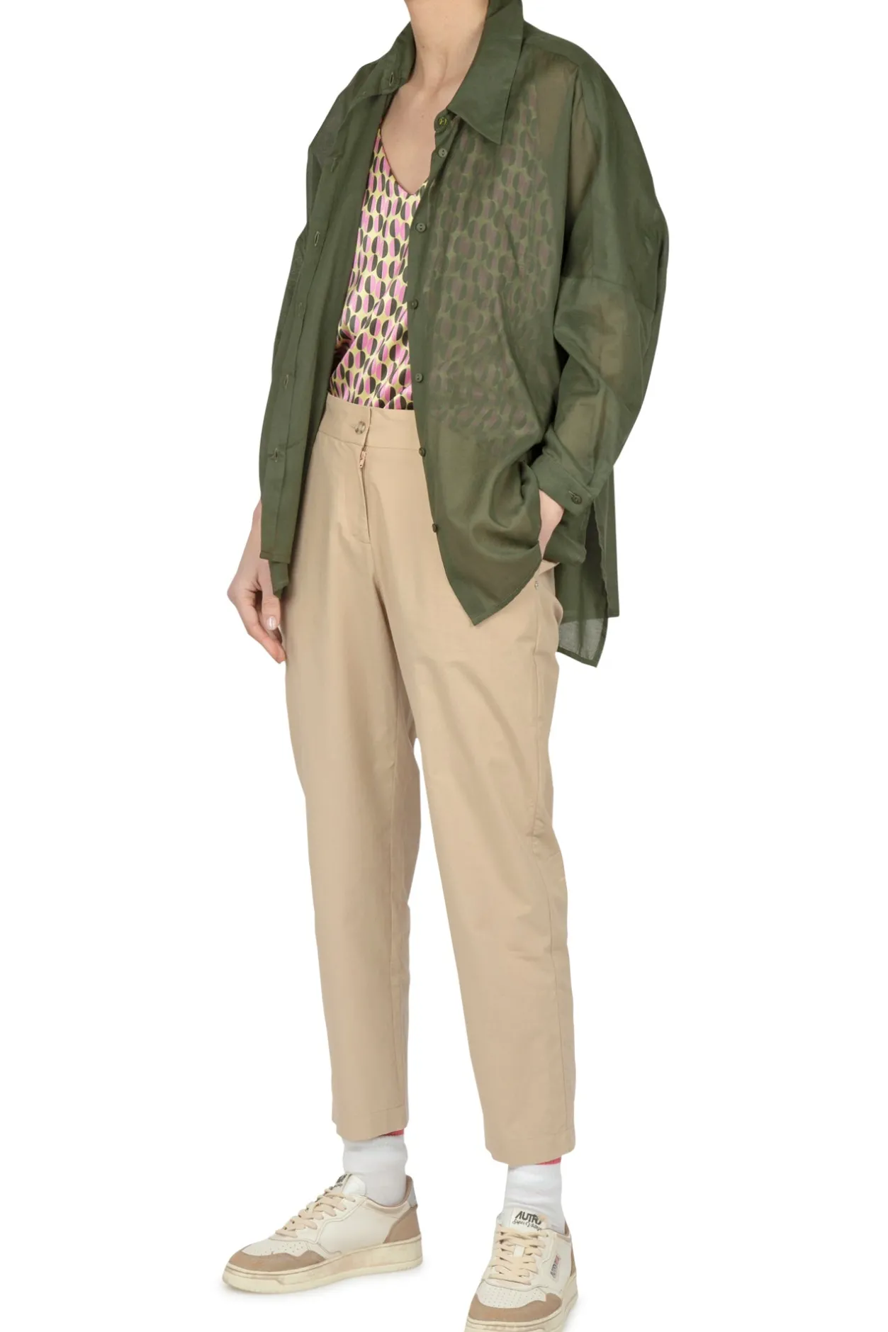 - Pantalone - 450325 - Sabbia^Ottod'ame Outlet