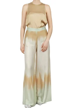 - Pantalone - 450365 - Salvia/Beige^Ottod'ame Outlet