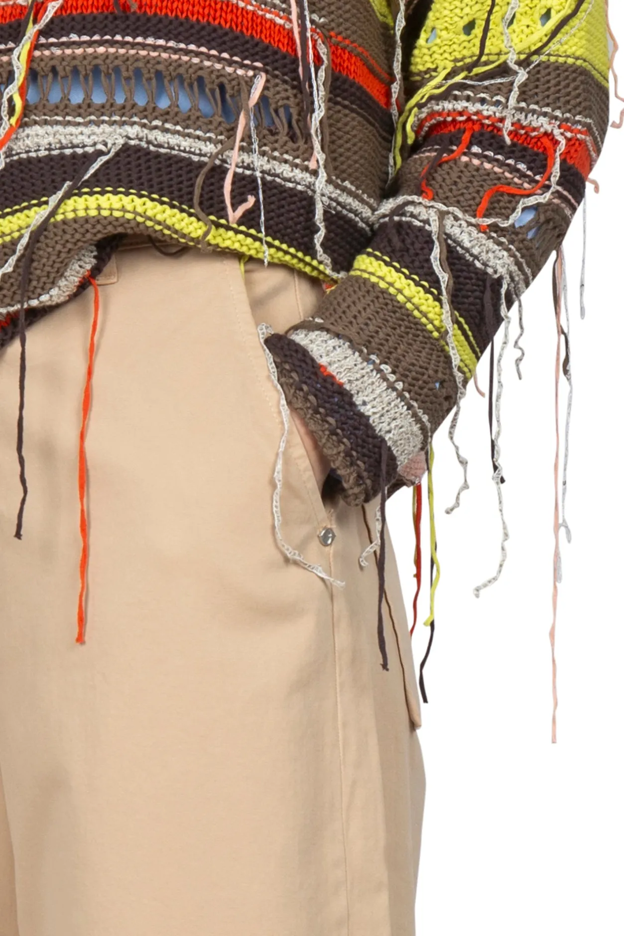 - Pantalone - 450345 - Sabbia^Ottod'ame Clearance