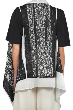 - Gilet - 450092 - Latte/Nero^Pierantonio Gaspari Discount