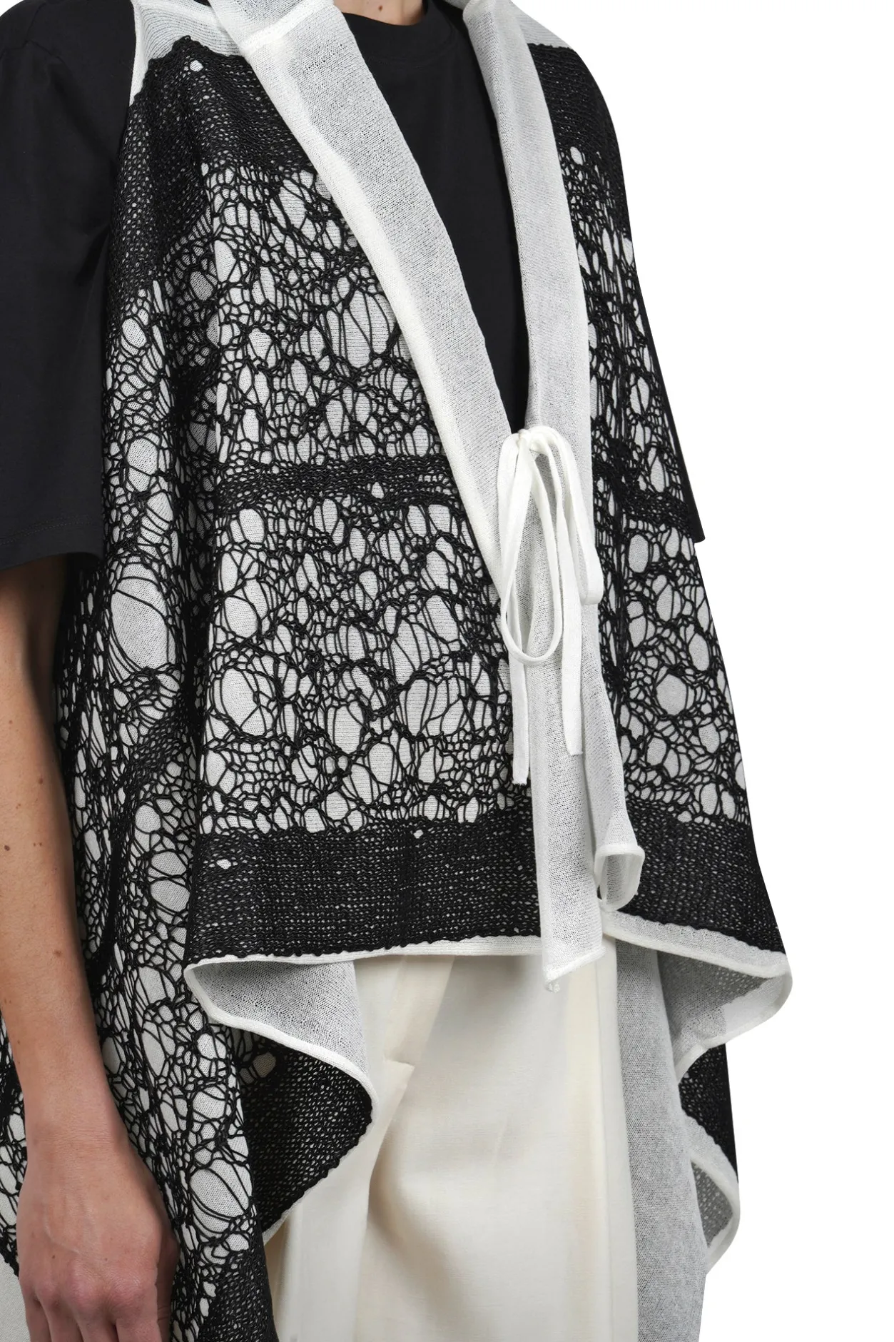 - Gilet - 450092 - Latte/Nero^Pierantonio Gaspari Discount