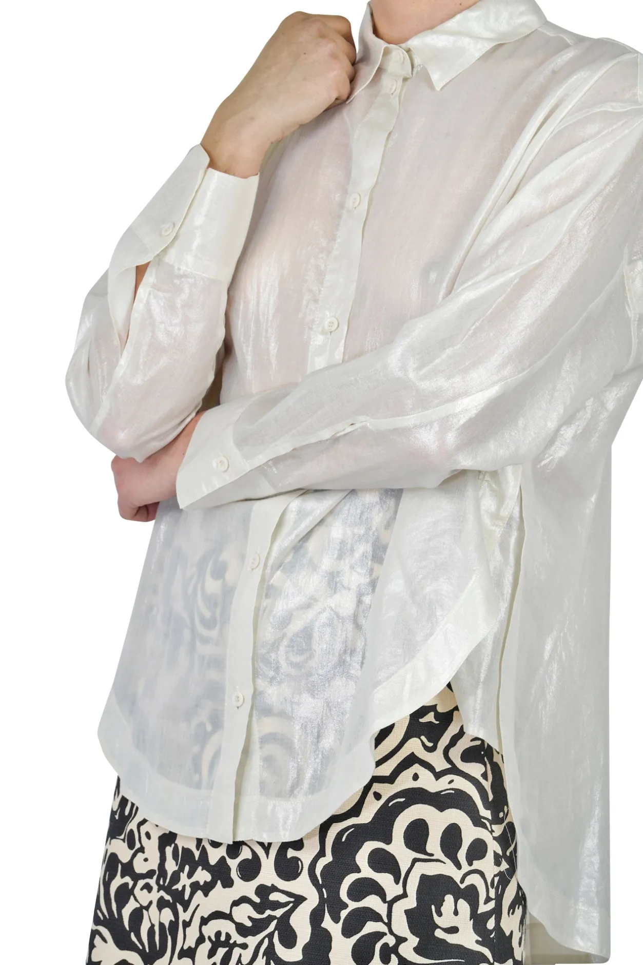 - Camicia - 450689 - Crema^8pm Fashion
