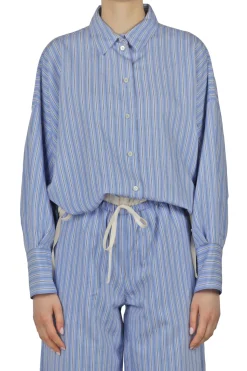 - Camicia - 450686 - Fantasia Azzurro^8pm Sale