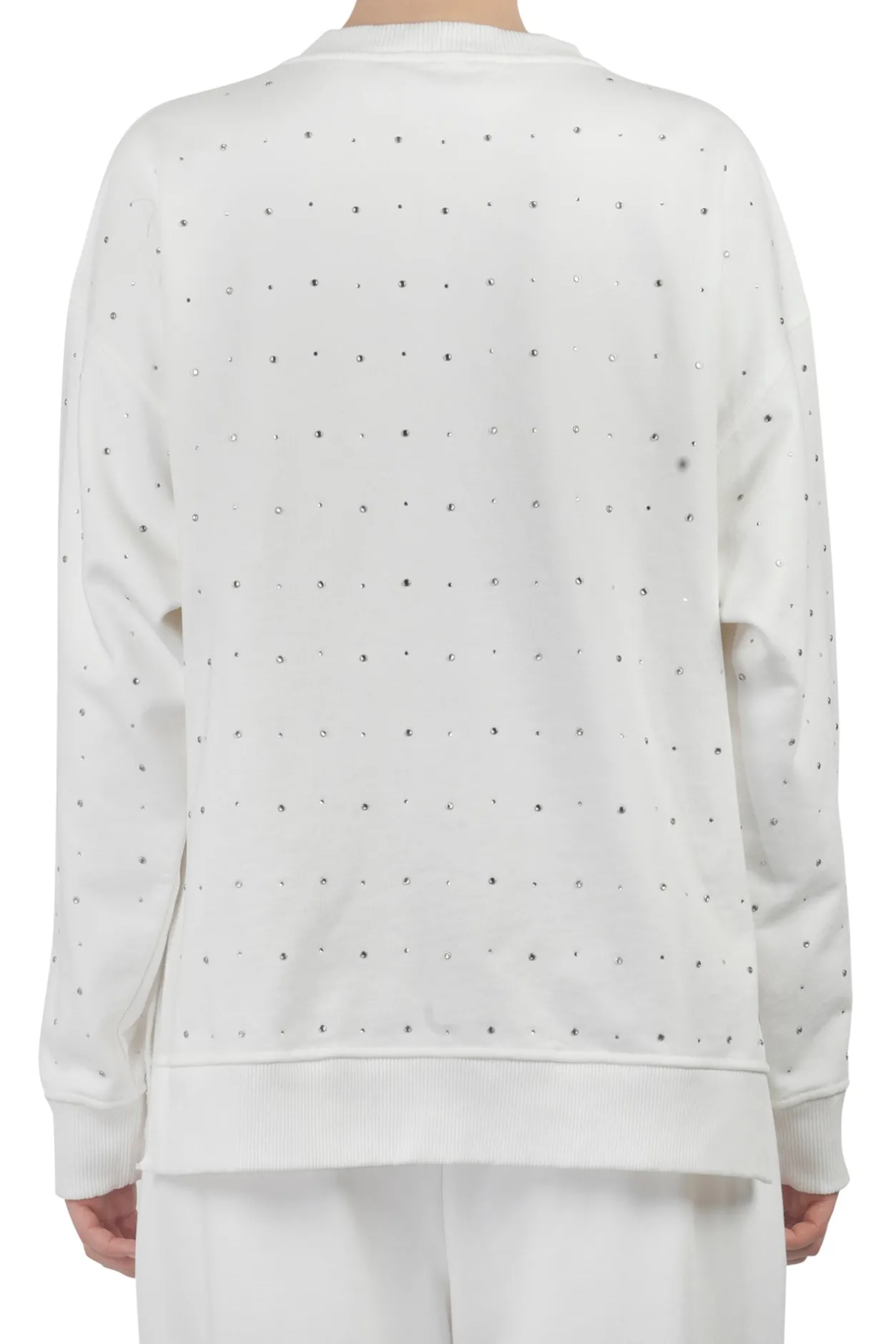 - Felpa - 450713 - Latte/Blu^8pm Online