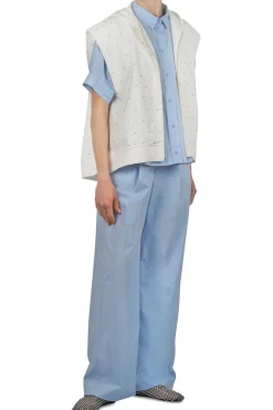 - Pantalone - 450701 - Celeste^8pm Sale