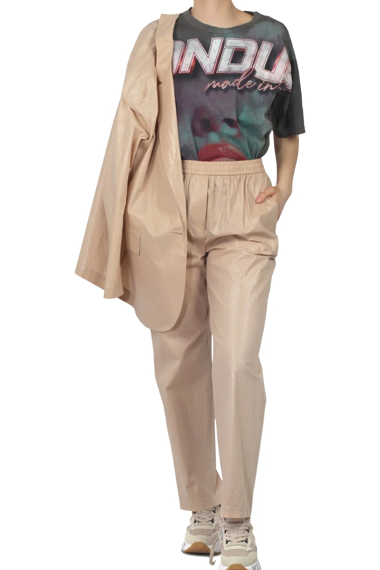 - Pantalone - 450703 - Crema^8pm Sale
