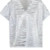- T-shirt - 450722 - Bianco/Argento^8pm Sale