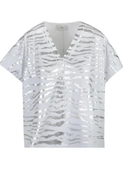 - T-shirt - 450722 - Bianco/Argento^8pm Sale