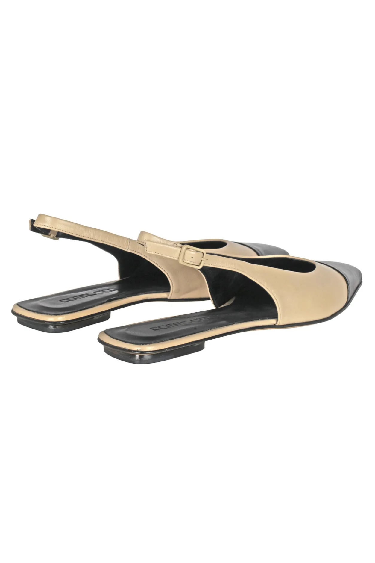 - Ballerine - 450123 - Beige/Nero^Pomme d'Or Hot