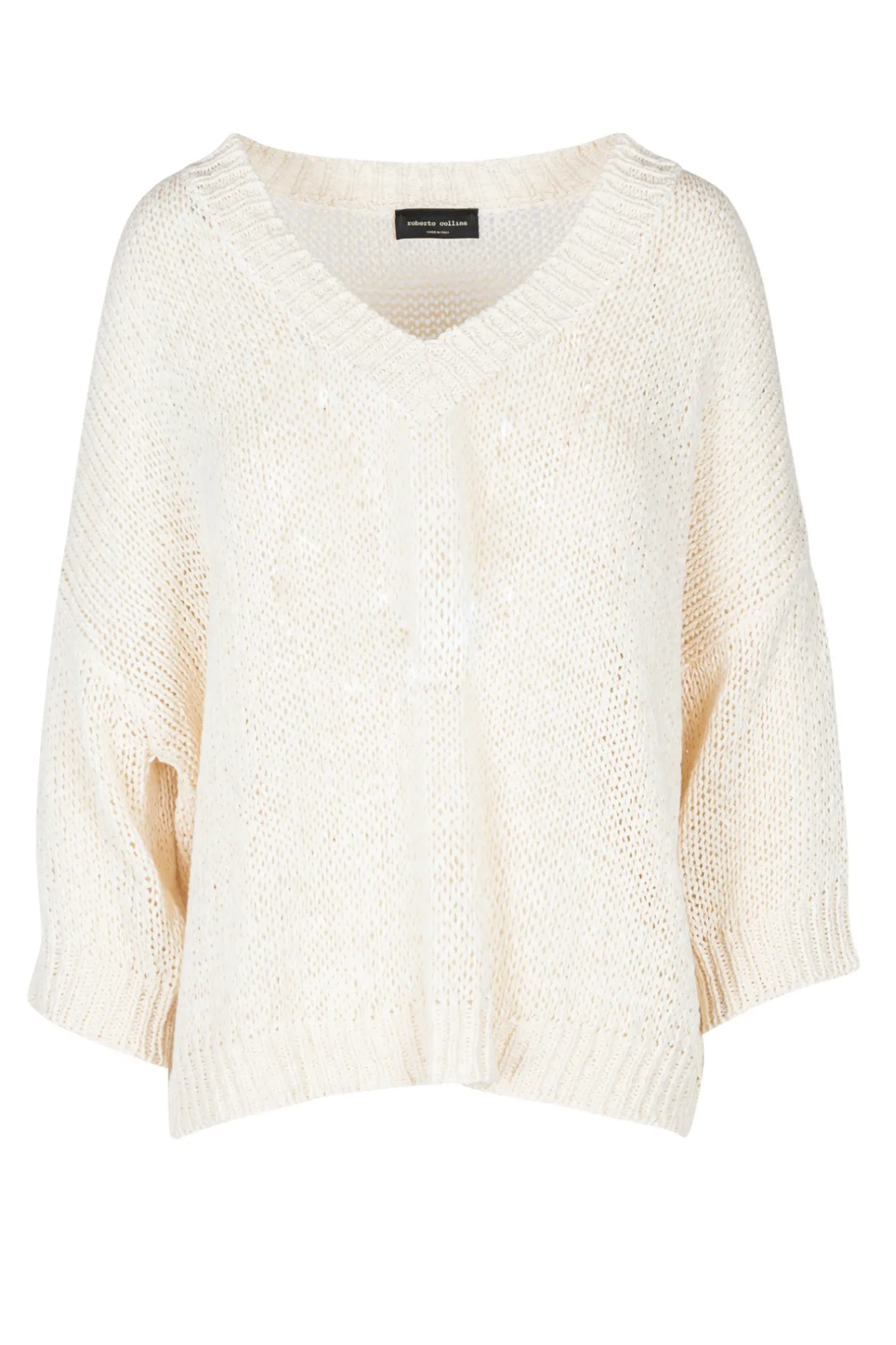 - Maglia - 450004 - Ecru^Roberto Collina Outlet