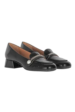 - Mocassino con tacco - 440734 - Nero^Roberto Festa Outlet