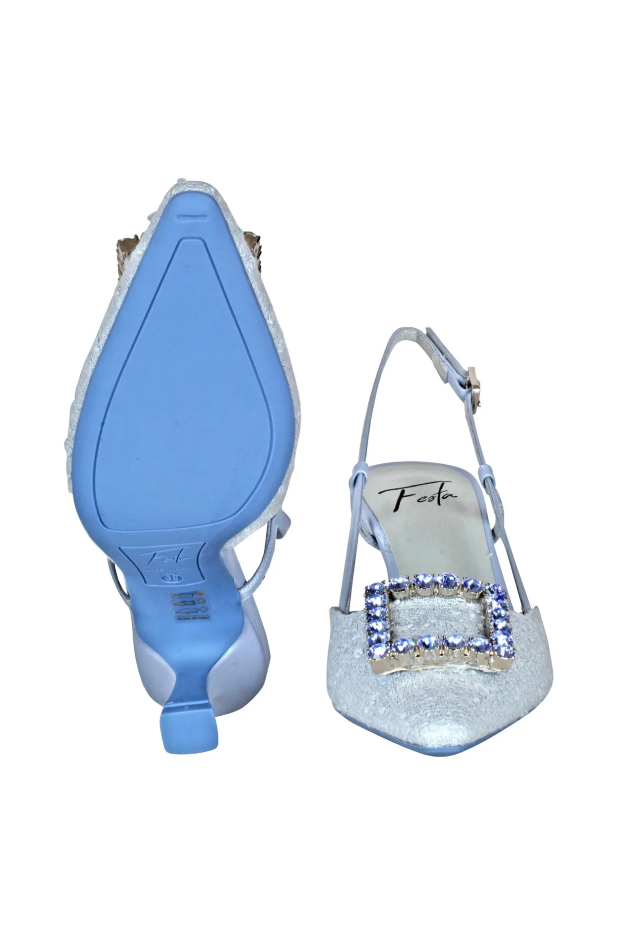 - Slingback - 451005 - Azzurro^Roberto Festa Fashion