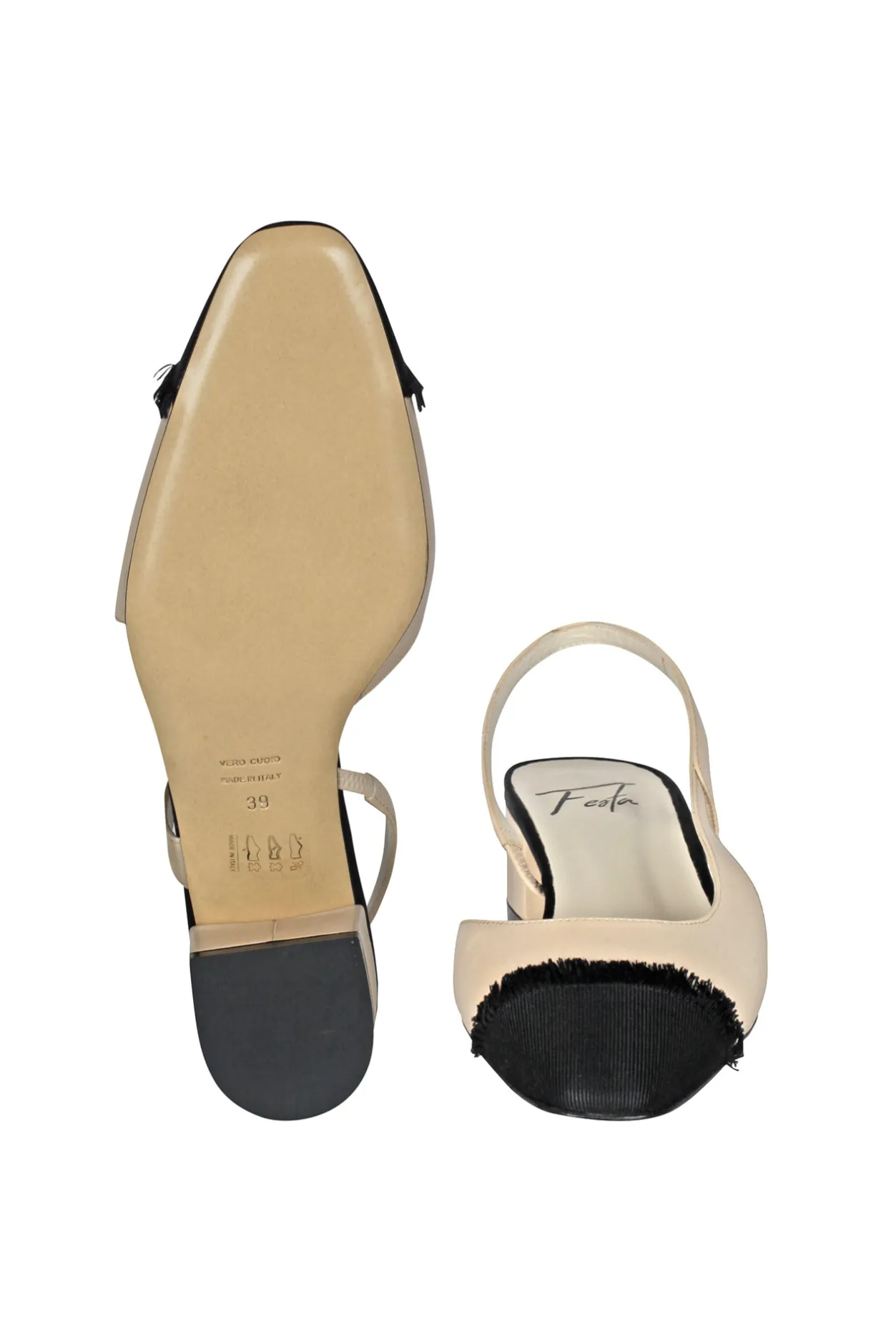 - Slingback - 451009 - Nero/Beige^Roberto Festa Best
