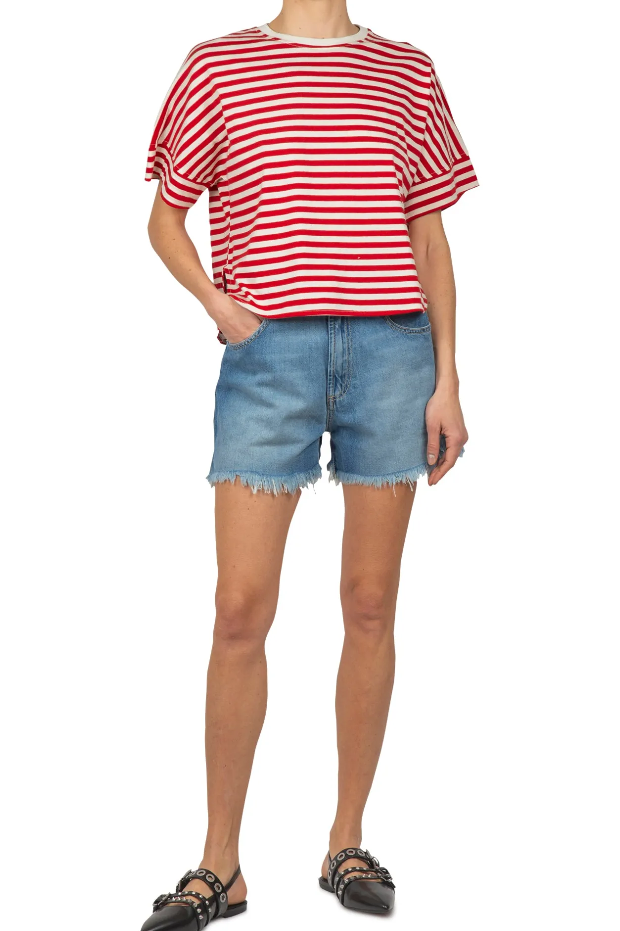 - Shorts - 450886 - Denim chiaro^Roy Rogers Fashion