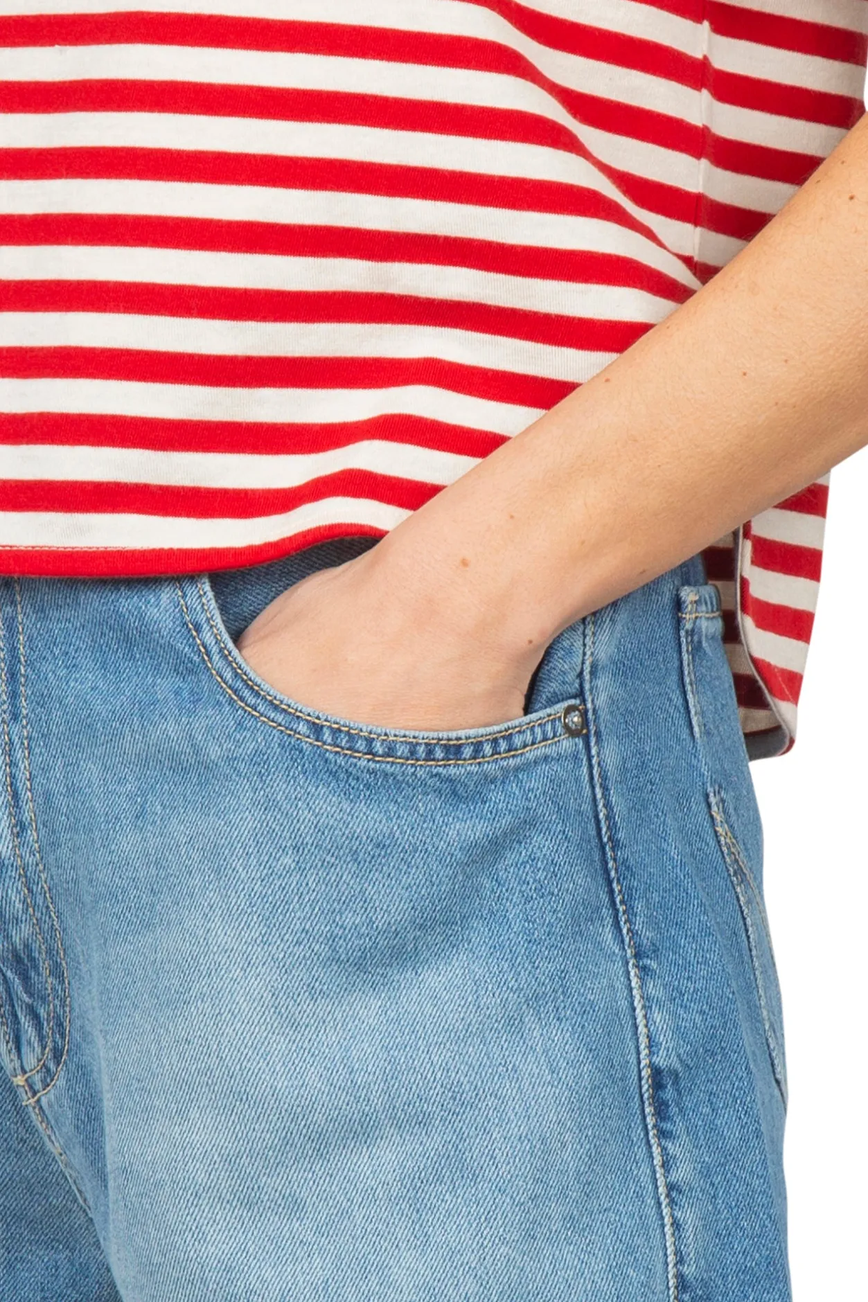 - Shorts - 450886 - Denim chiaro^Roy Rogers Fashion